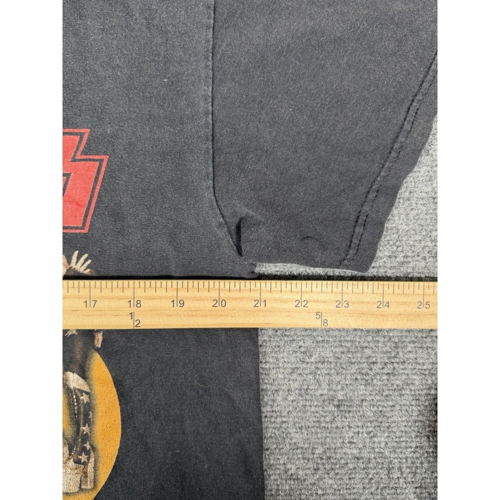 Kiss Aerosmith 2003-2004 Vintage Concert Tour Shirt Mens Small USA Faded‎ Wash - Picture 13 of 16